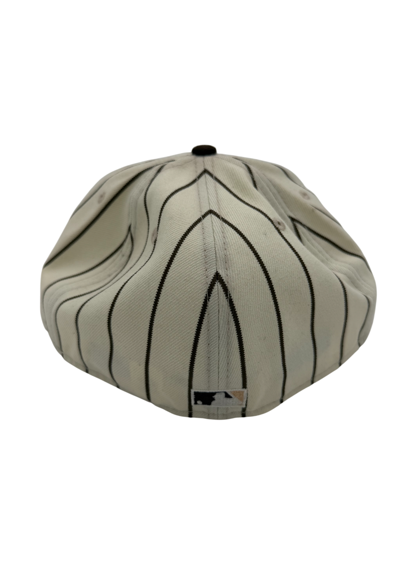 New Era ATL Braves Brown/Cream Stripes Fitted