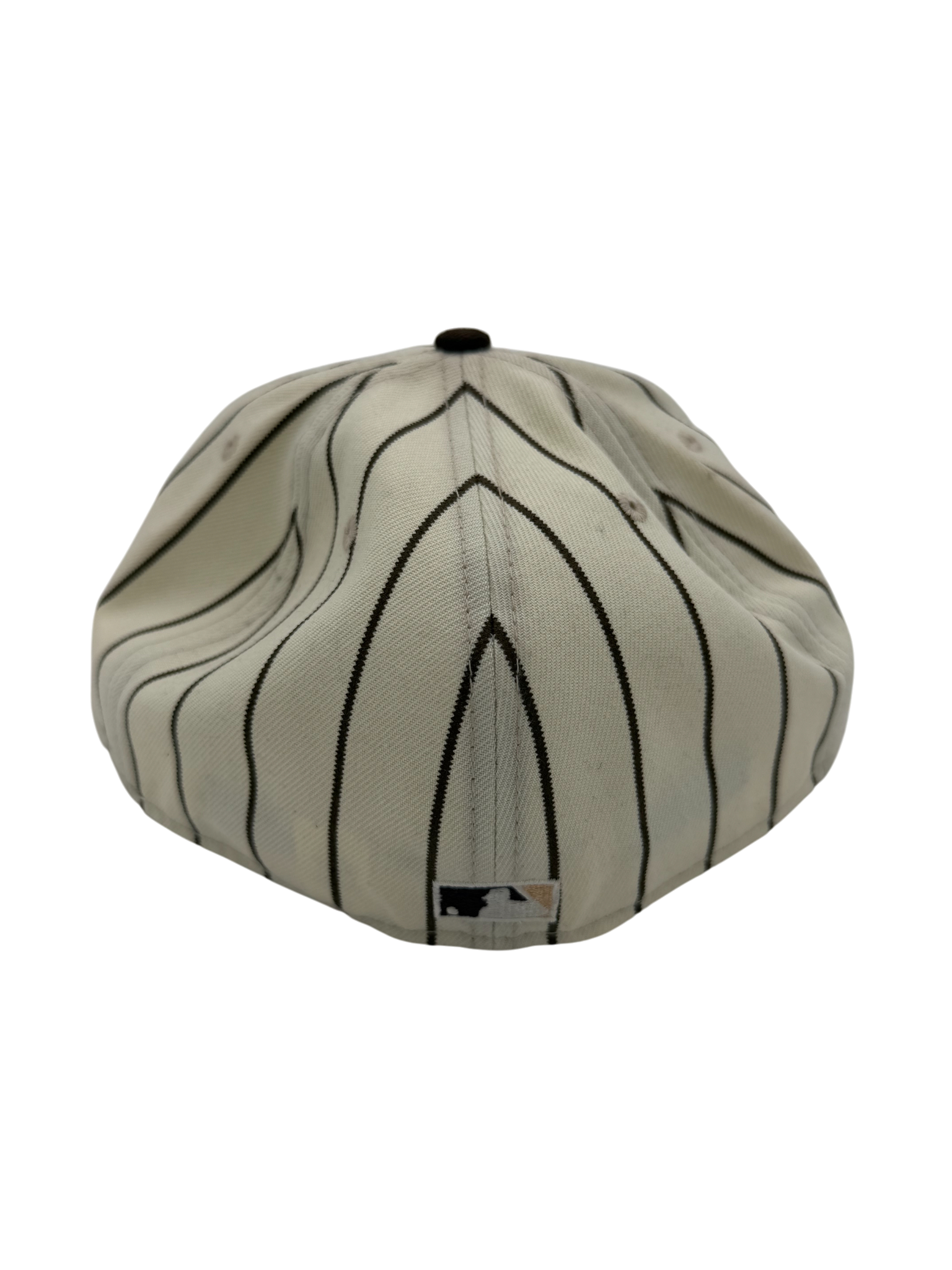 New Era ATL Braves Brown/Cream Stripes Fitted