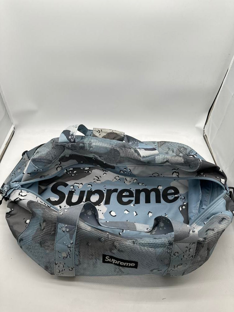 Supreme Big Duffle Bag (SS20) Blue Chocolate Chip Camo