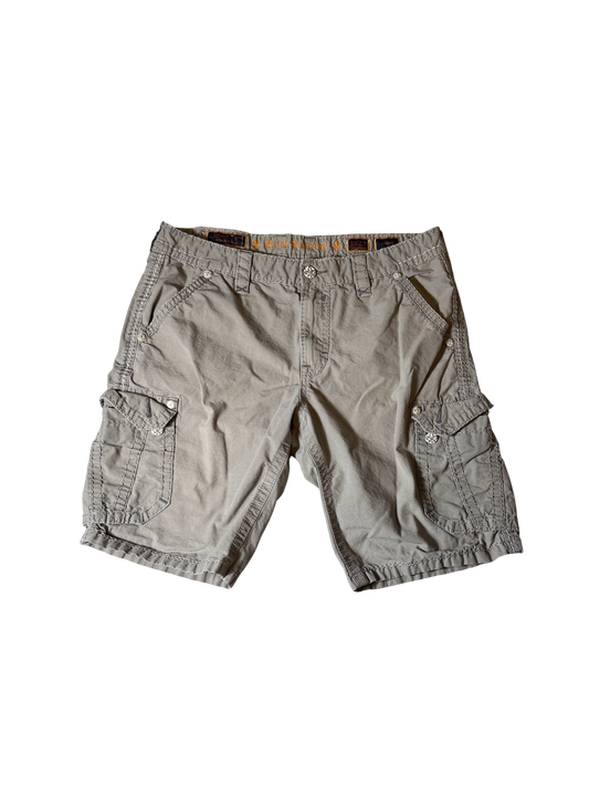 Rock Revival Cargo Shorts Grey
