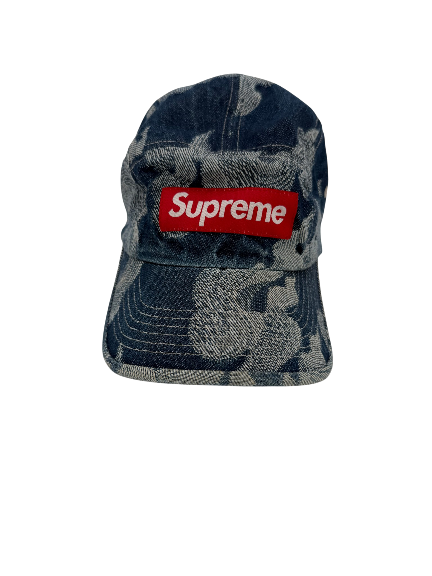 denim supreme snap back