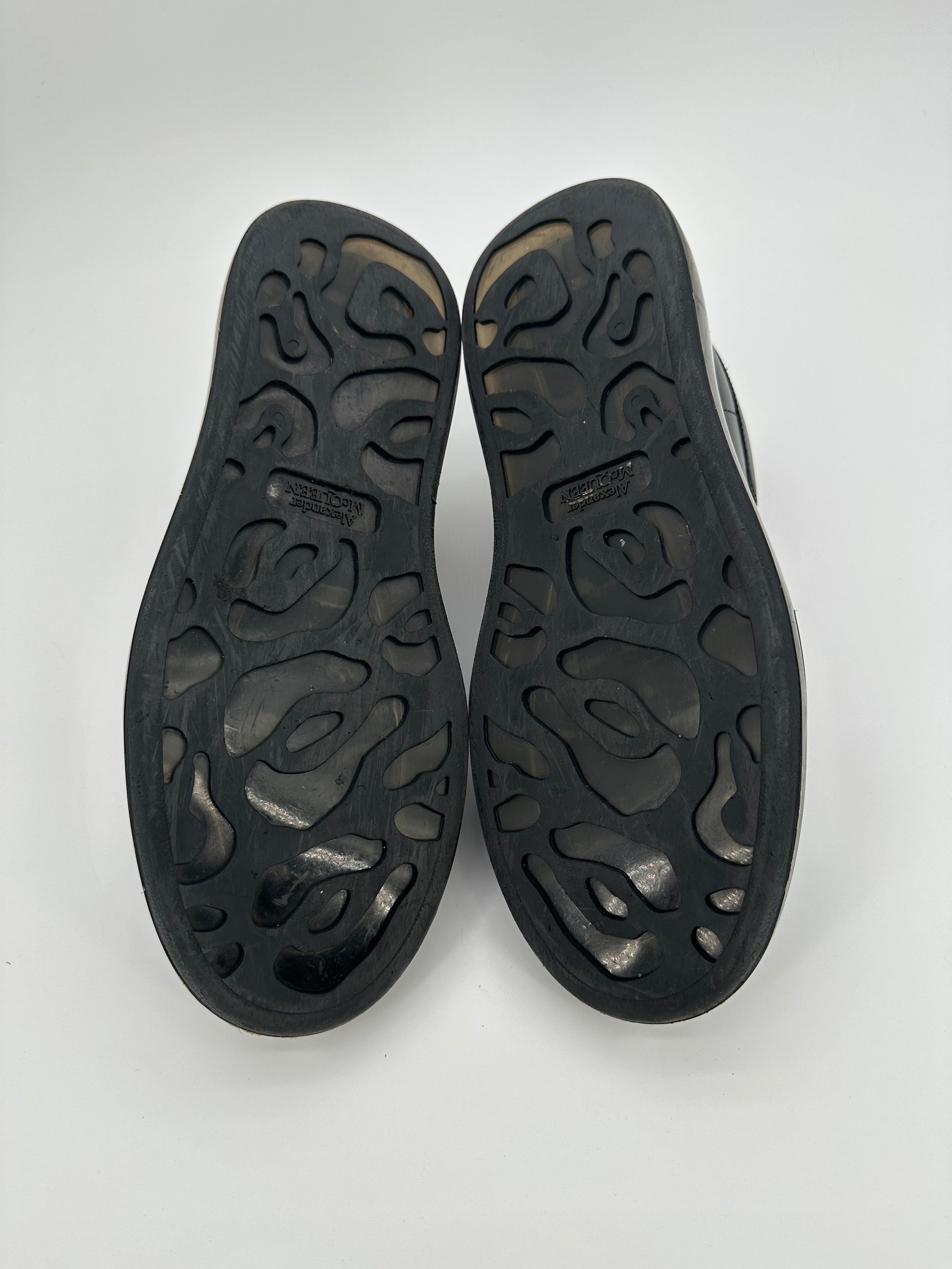 Alexander McQueen Oversized Black Shiny Sole