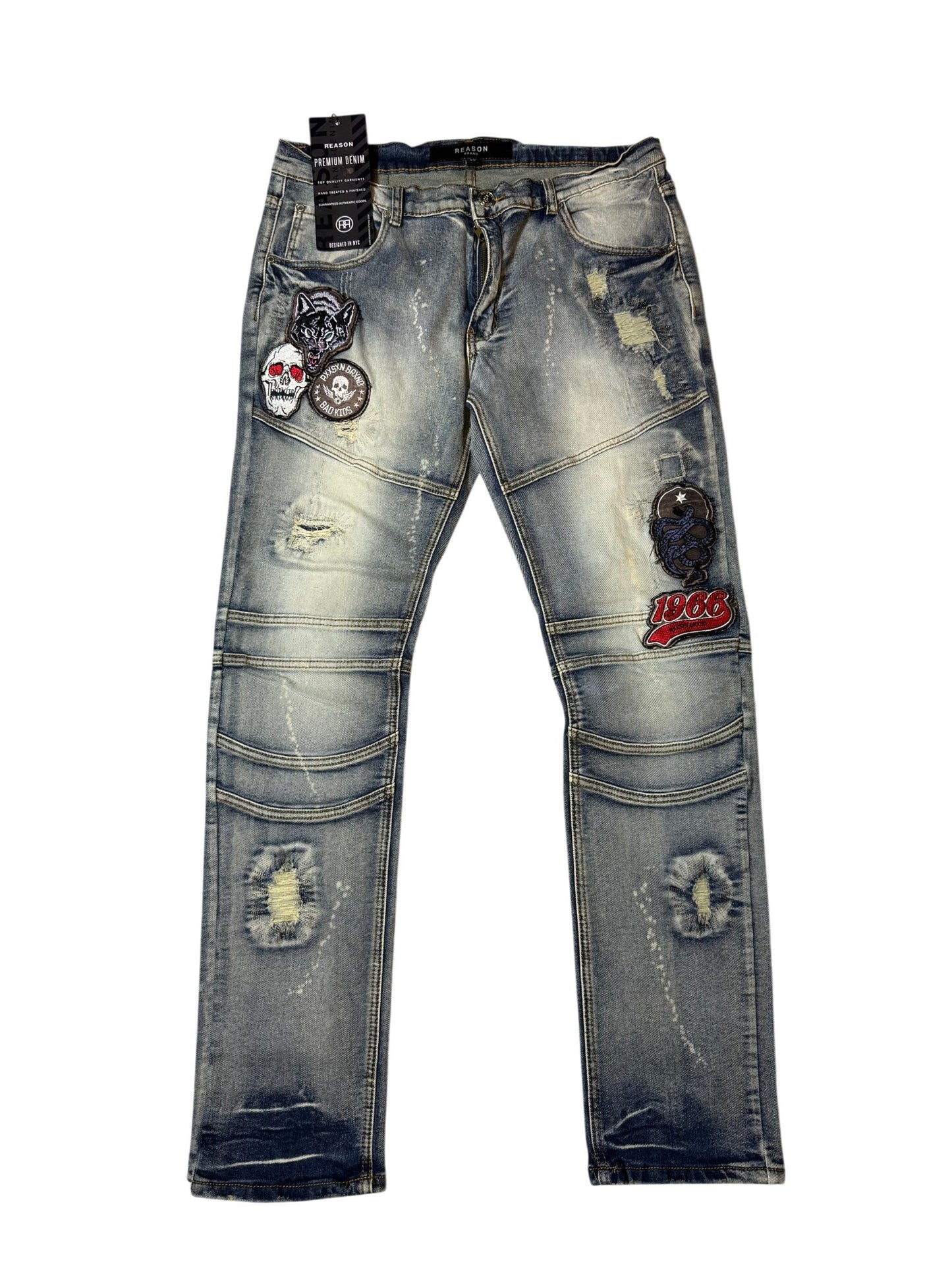 Reason Patch denim set (36 jeans)
