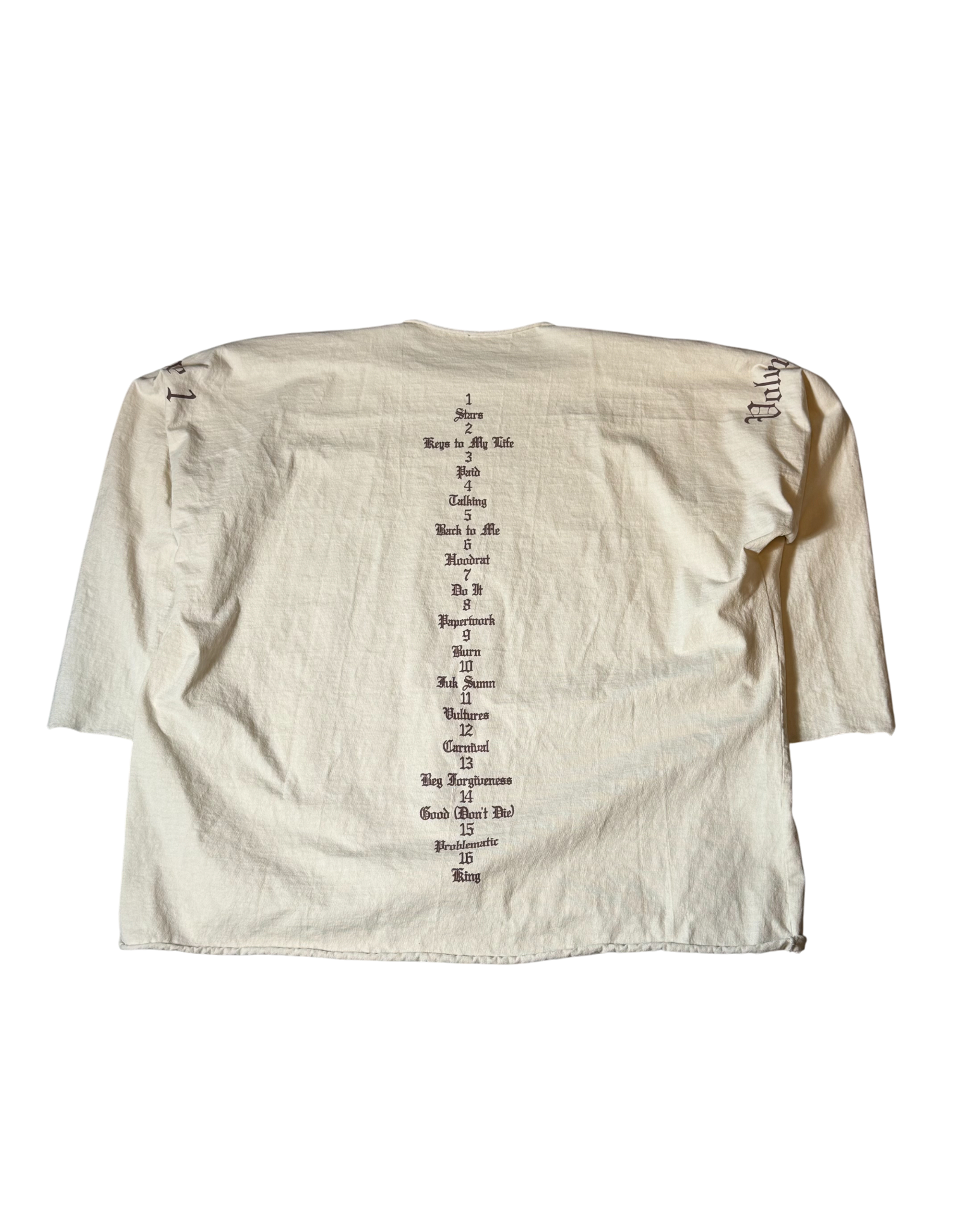 Yeezy Vultures Long T White