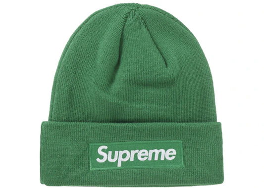 Supreme New Era Box Logo Beanie (FW24) Green