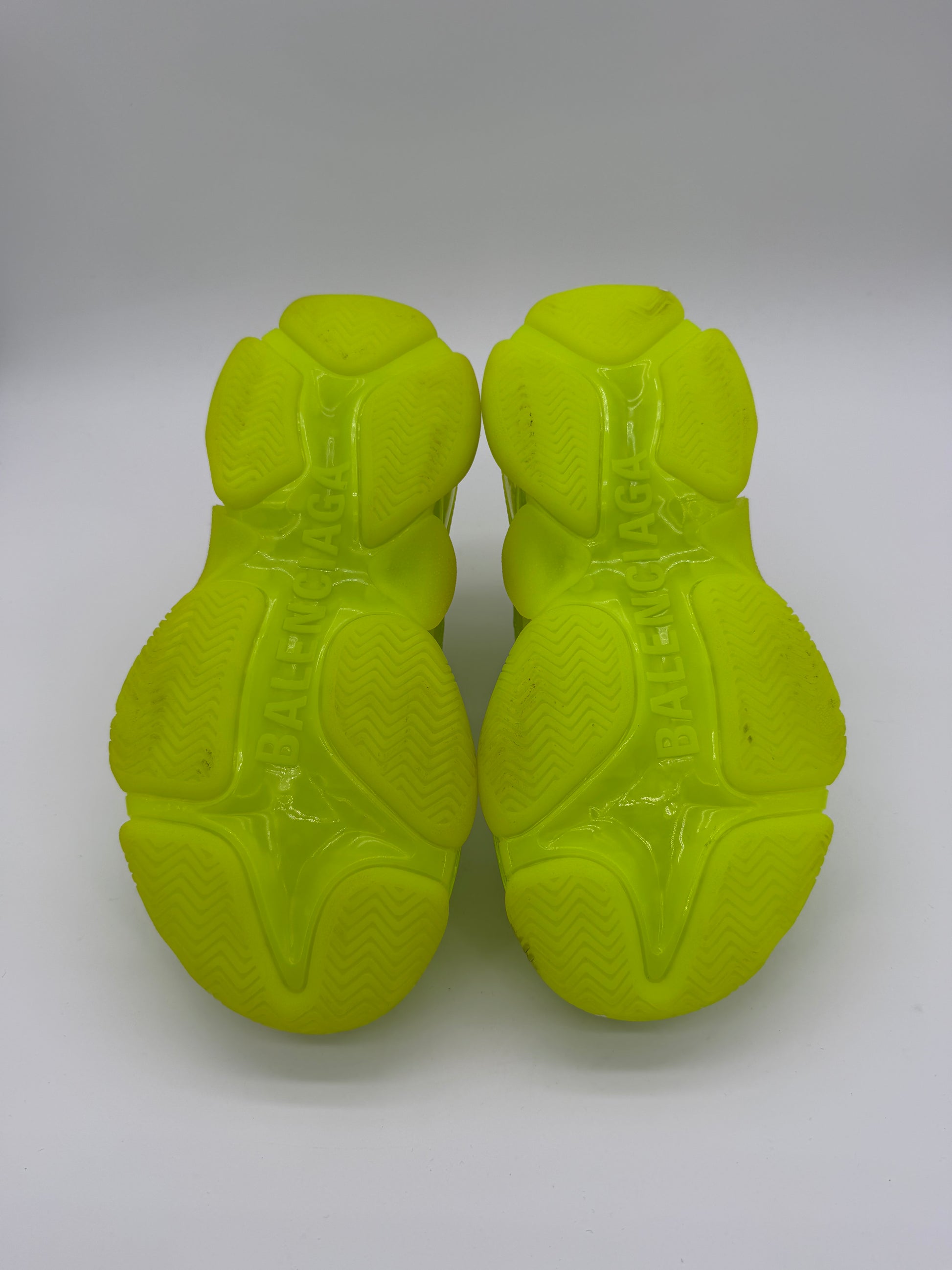 Balenciaga Triple S Clear Sole Fluo Yellow