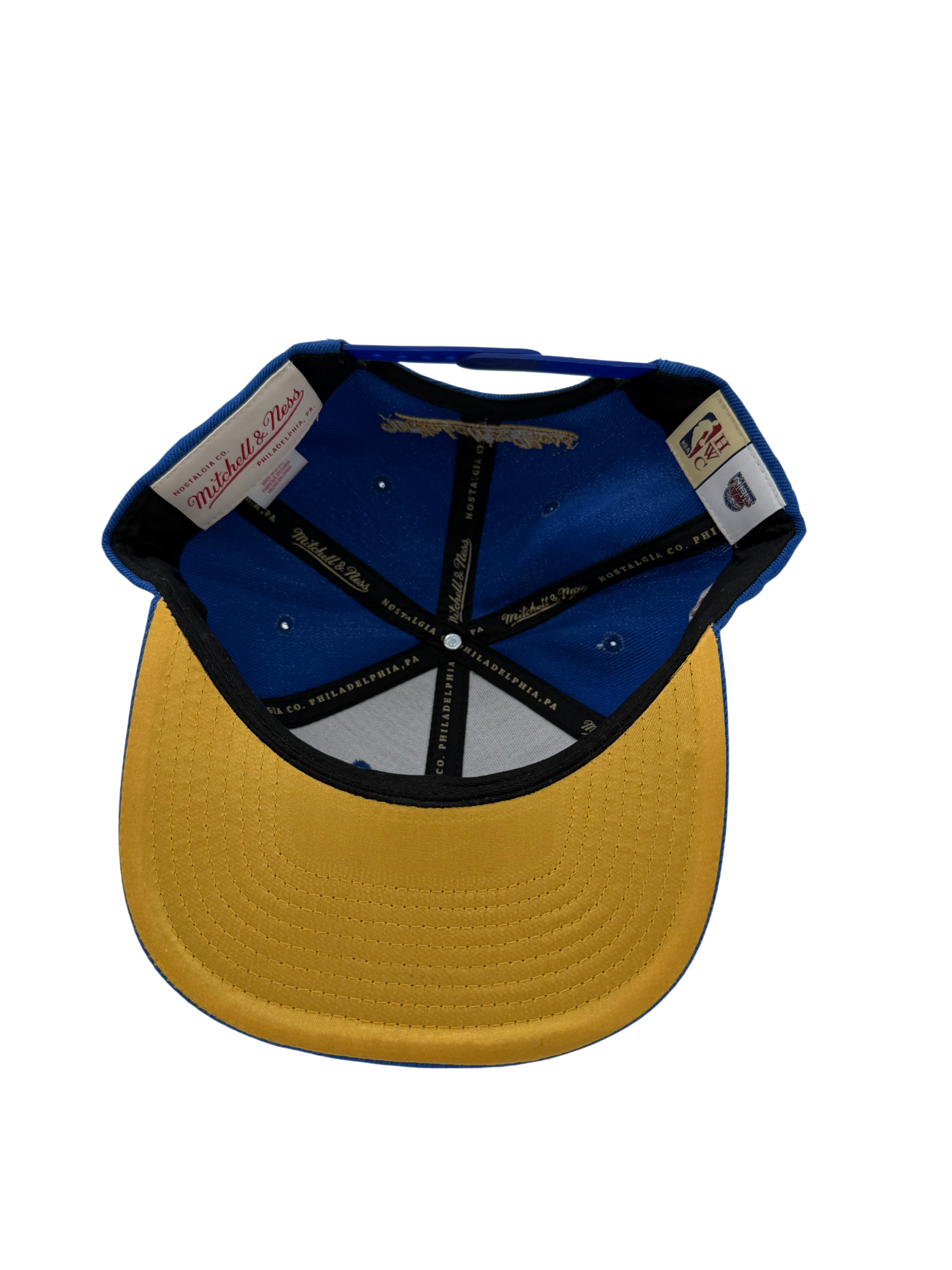 Mitchell And Ness Nets Blue/Gold Snapback