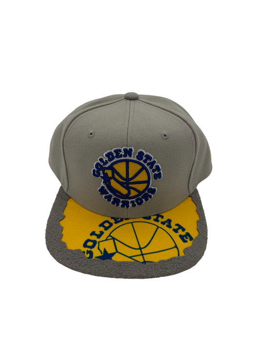 Mitchell And Ness GS Warriors Snapback Grey