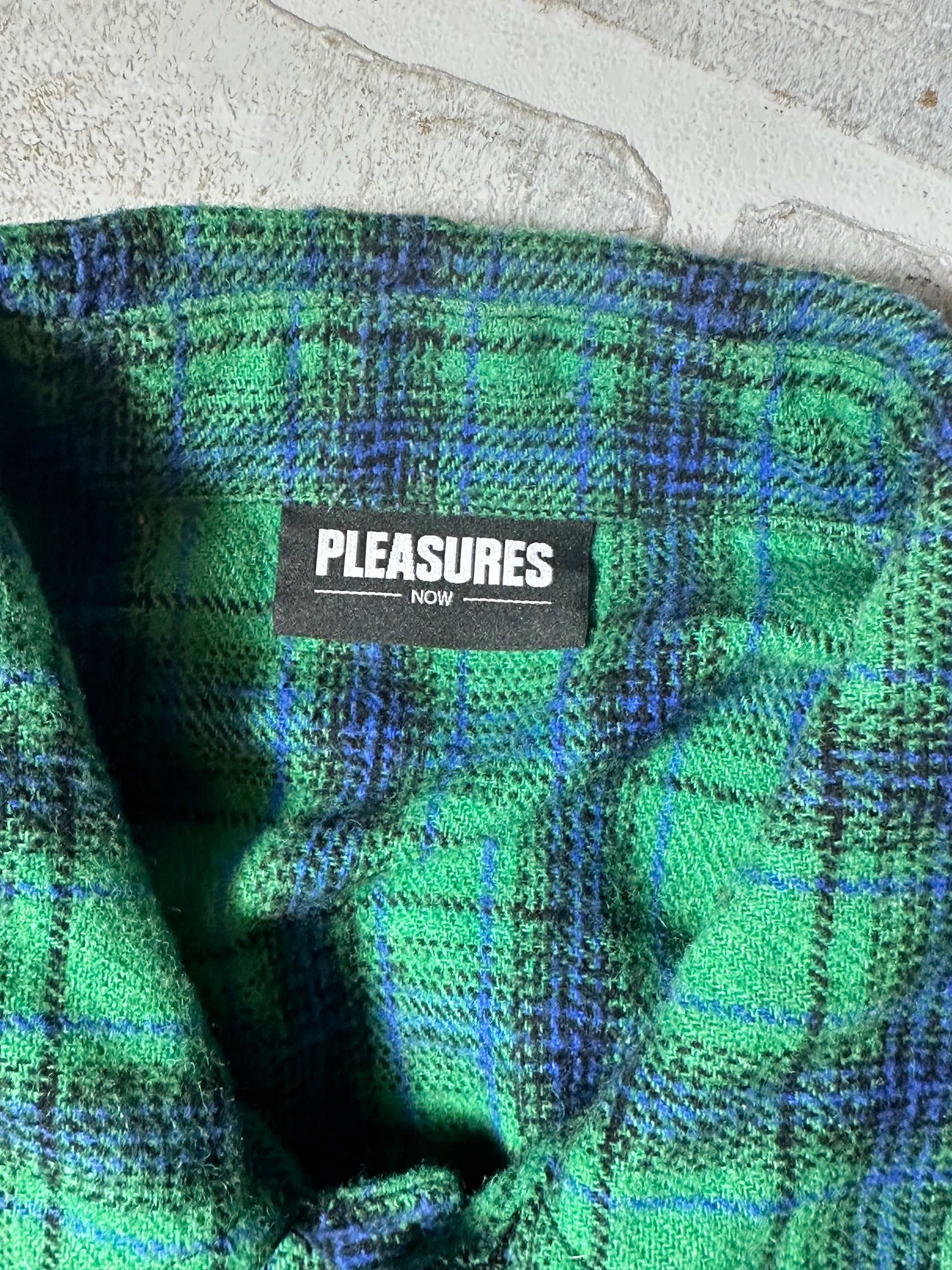 Pleasures Green Flannel