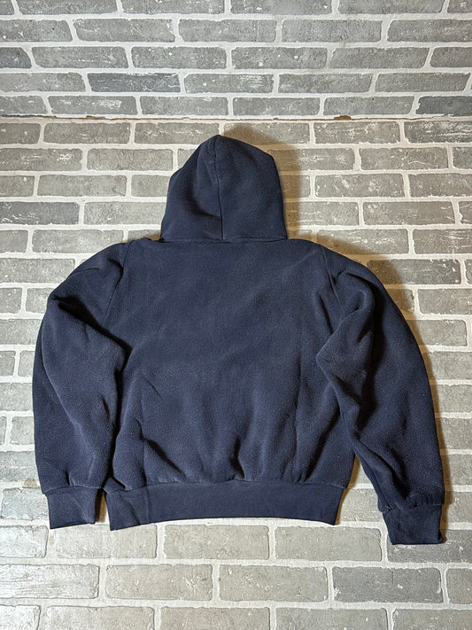 Yeezy Gap Polar Fleece Padded Hoodie Dark Blue
