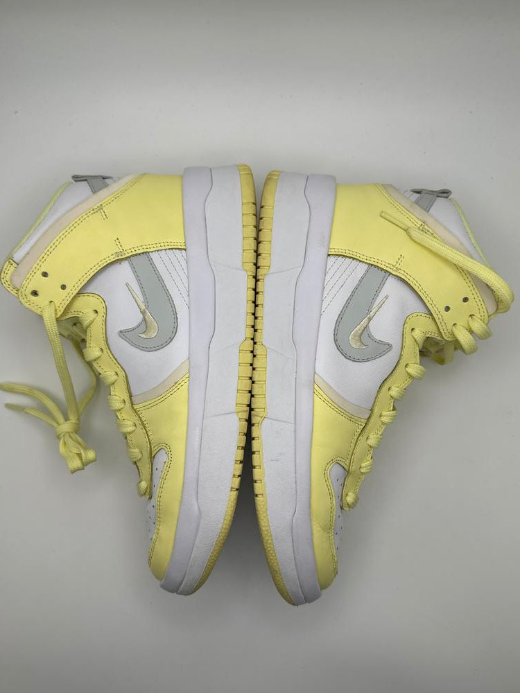 Nike Dunk High Up Light Lemon Yellow (Women's)