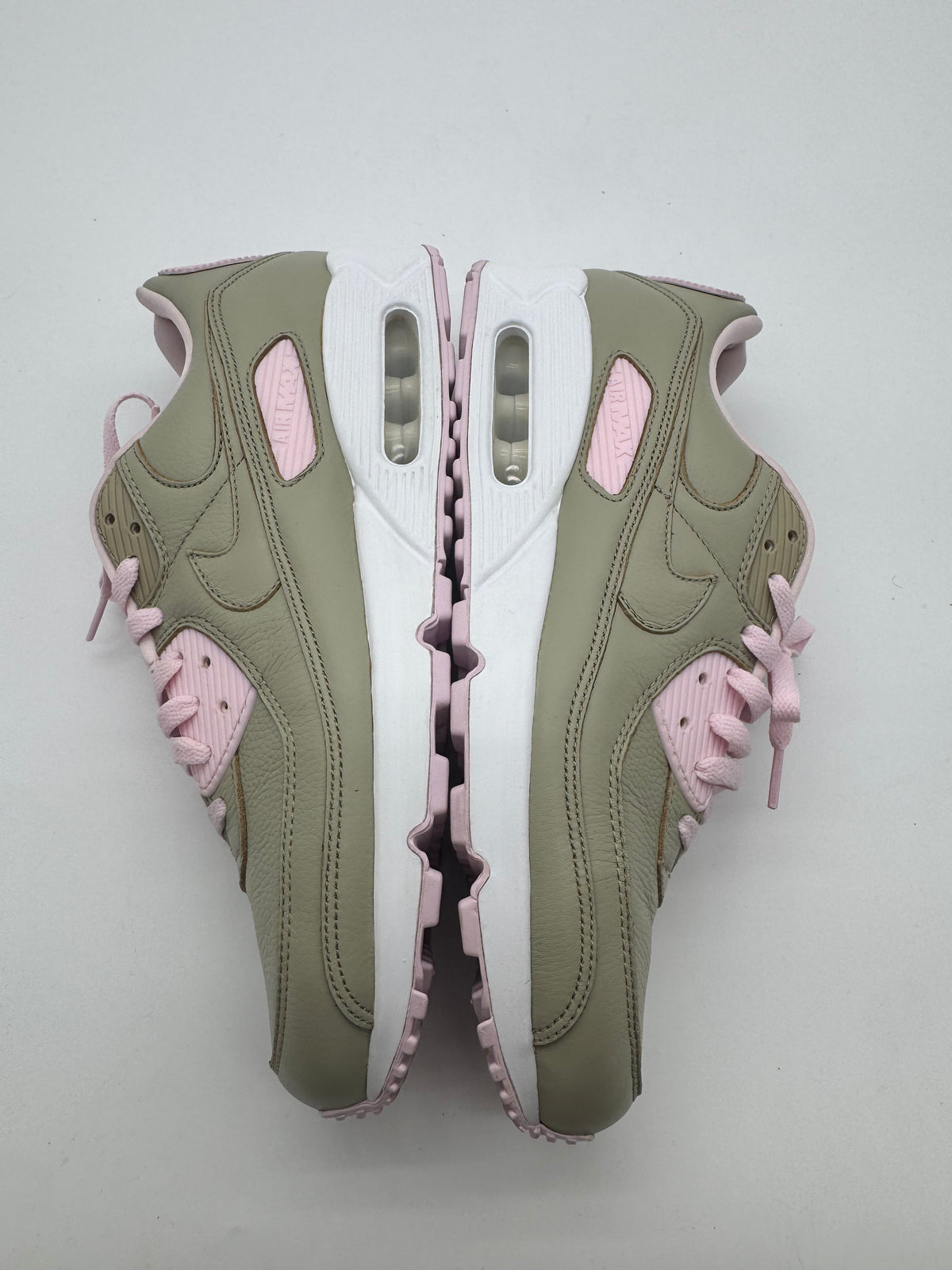 Nike Air Max 90 Olive Green Leather (NIKE BY YOU)