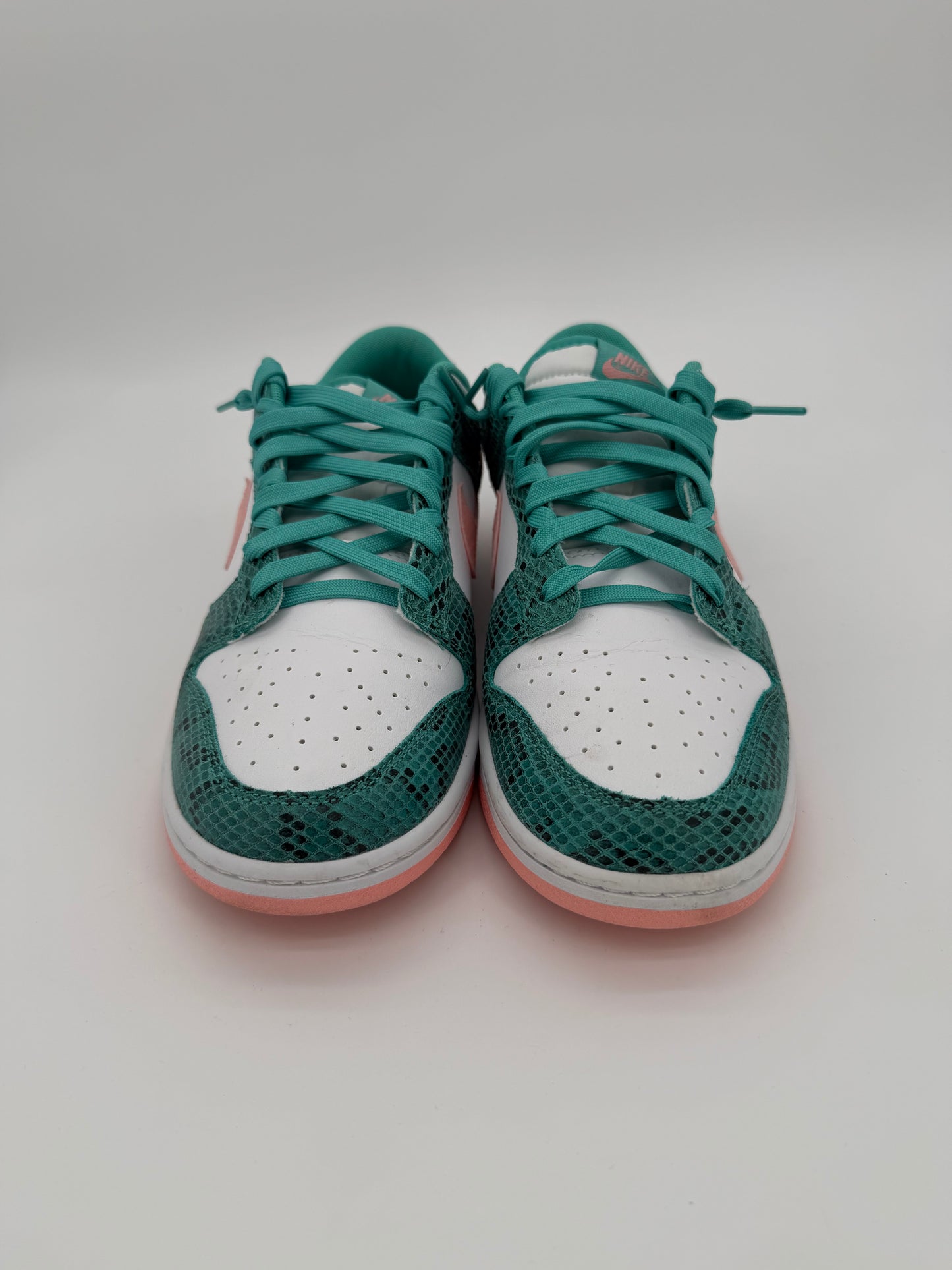 Nike Dunk Low Snakeskin Washed Teal Bleached Coral