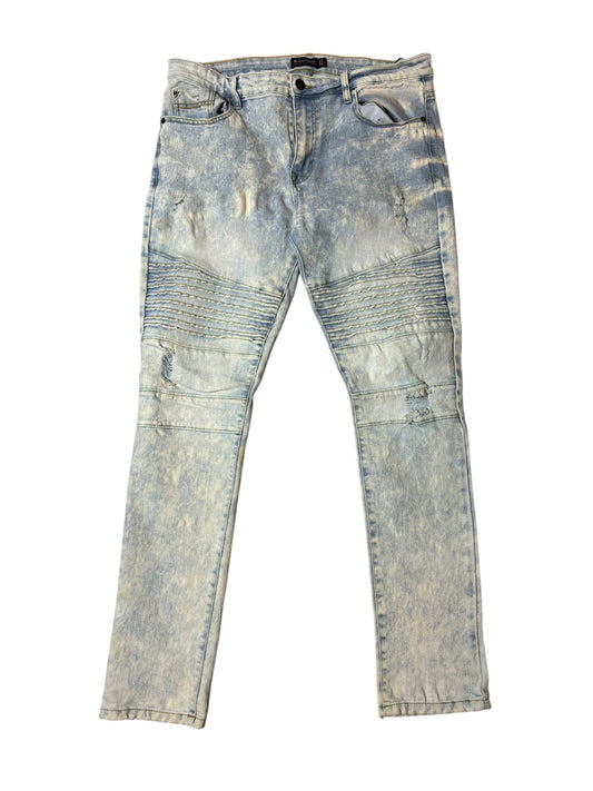 Southpole Rippled Light Blue Jeans