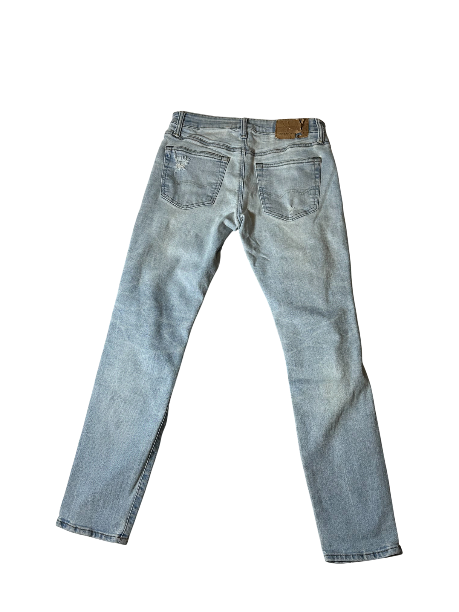 American Eagle ripped blue jeans[skinny]