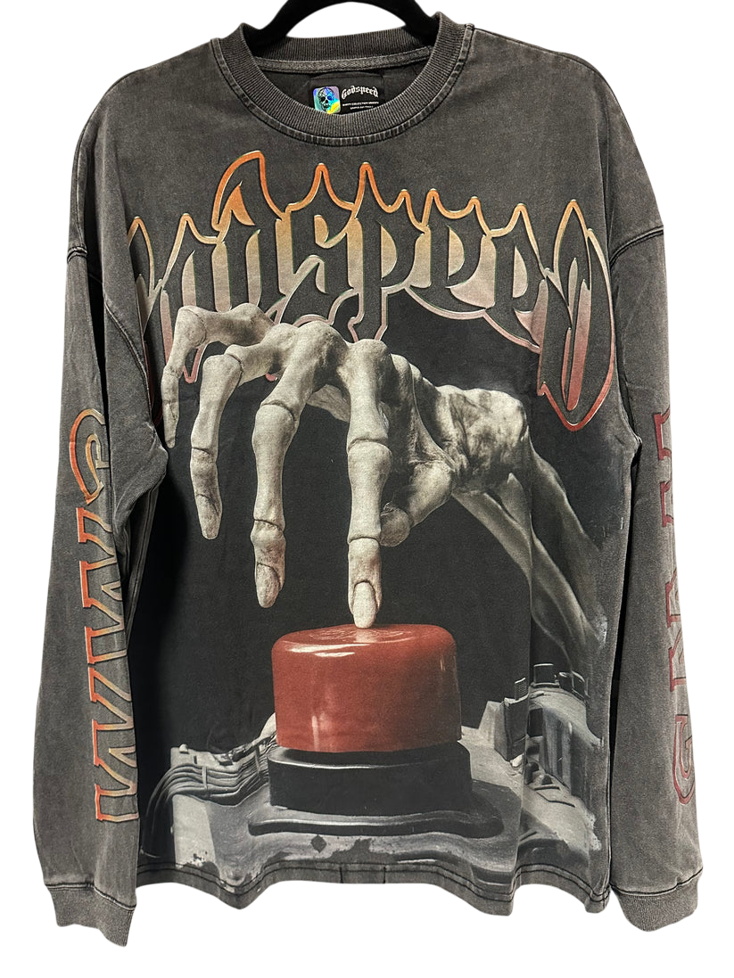 Godspeed Long Sleeve Detonator T-Shirt Grey