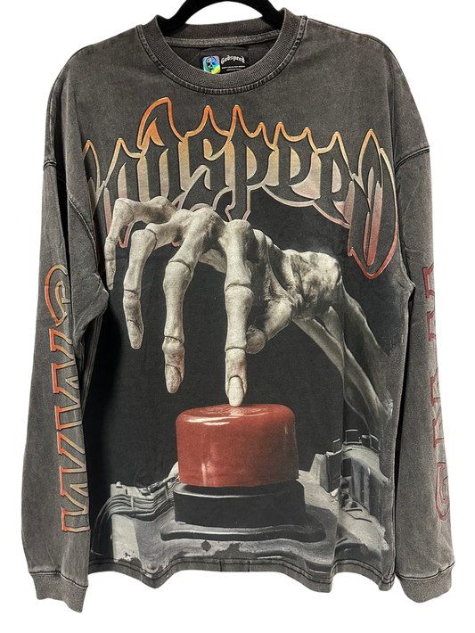 Godspeed Long Sleeve Detonator T-Shirt Grey