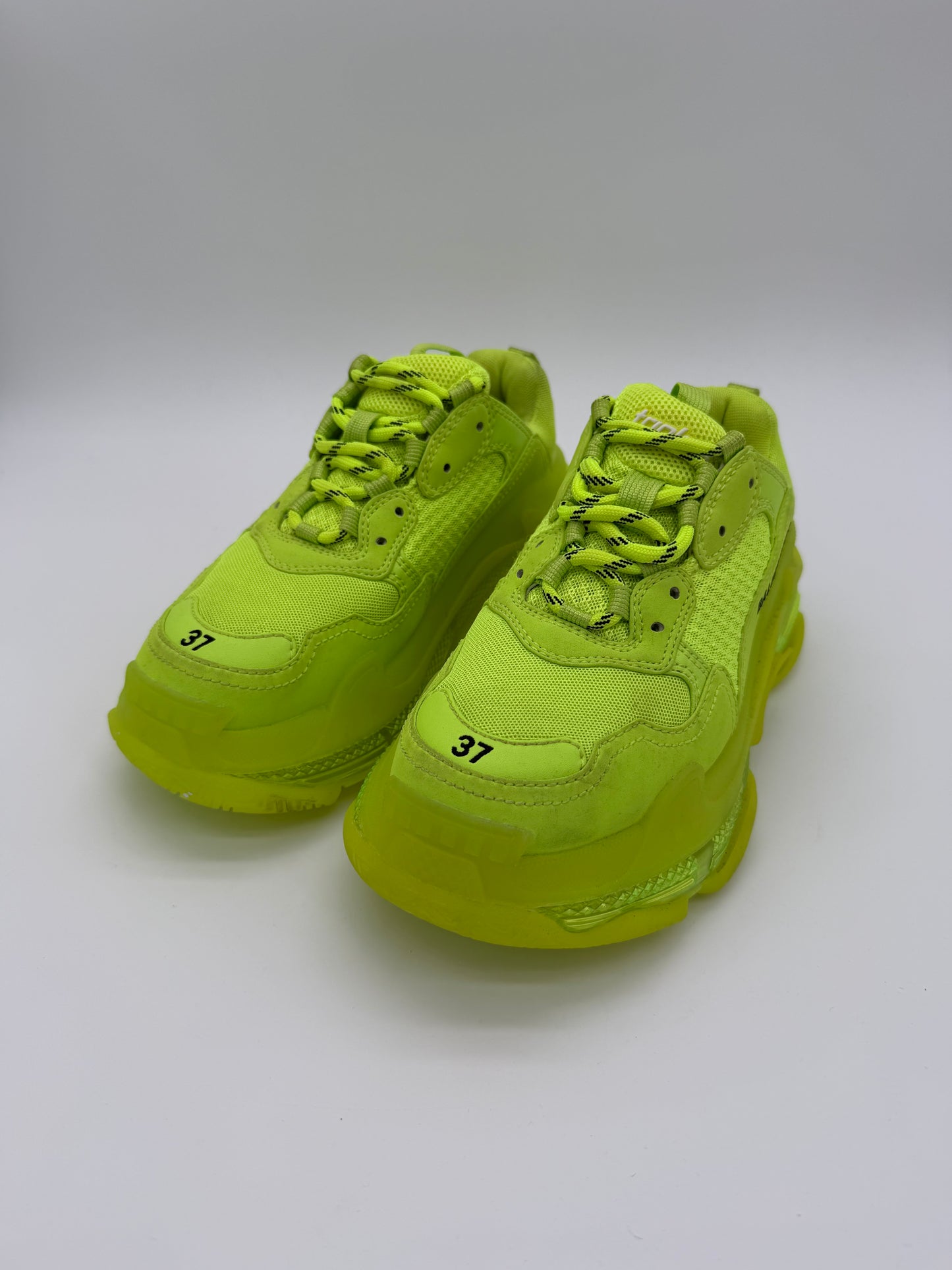 Balenciaga Triple S Clear Sole Fluo Yellow