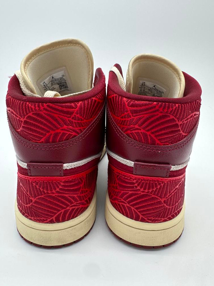 Jordan 1 Mid SE Tiki Leaf Team Red (Women's)