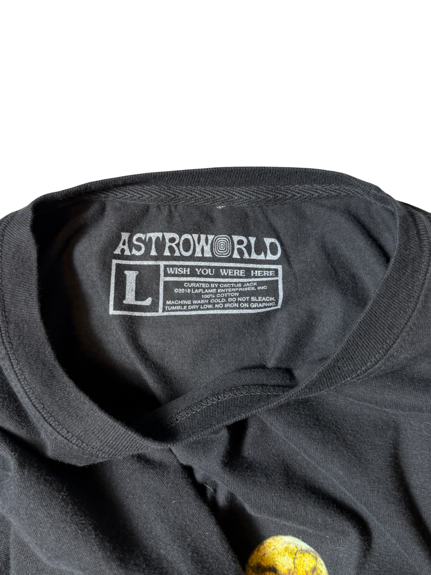Astroworld Long Sleeve Shirt Black Enjoy The Ride