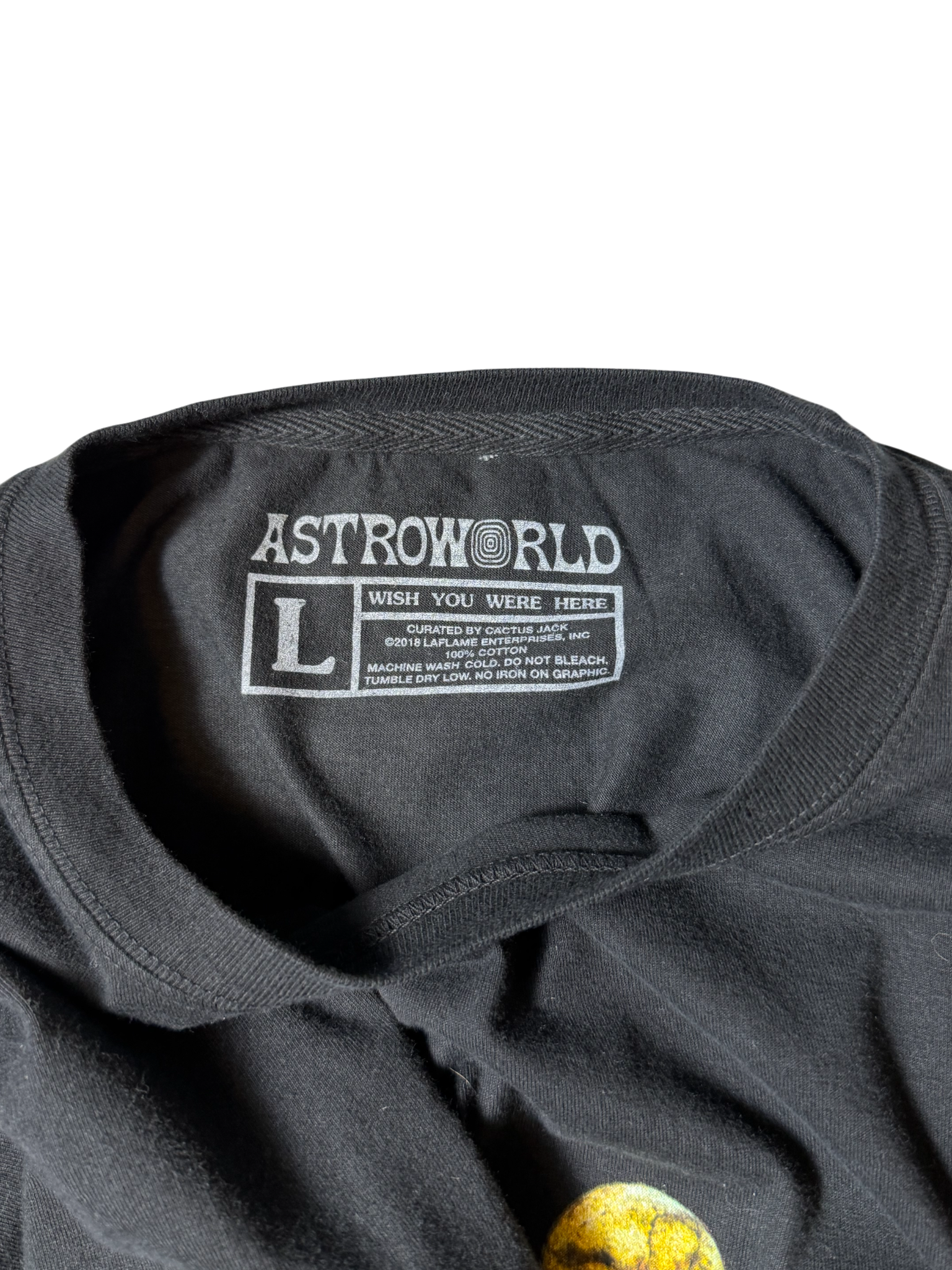 Astroworld Long Sleeve Shirt Black Enjoy The Ride