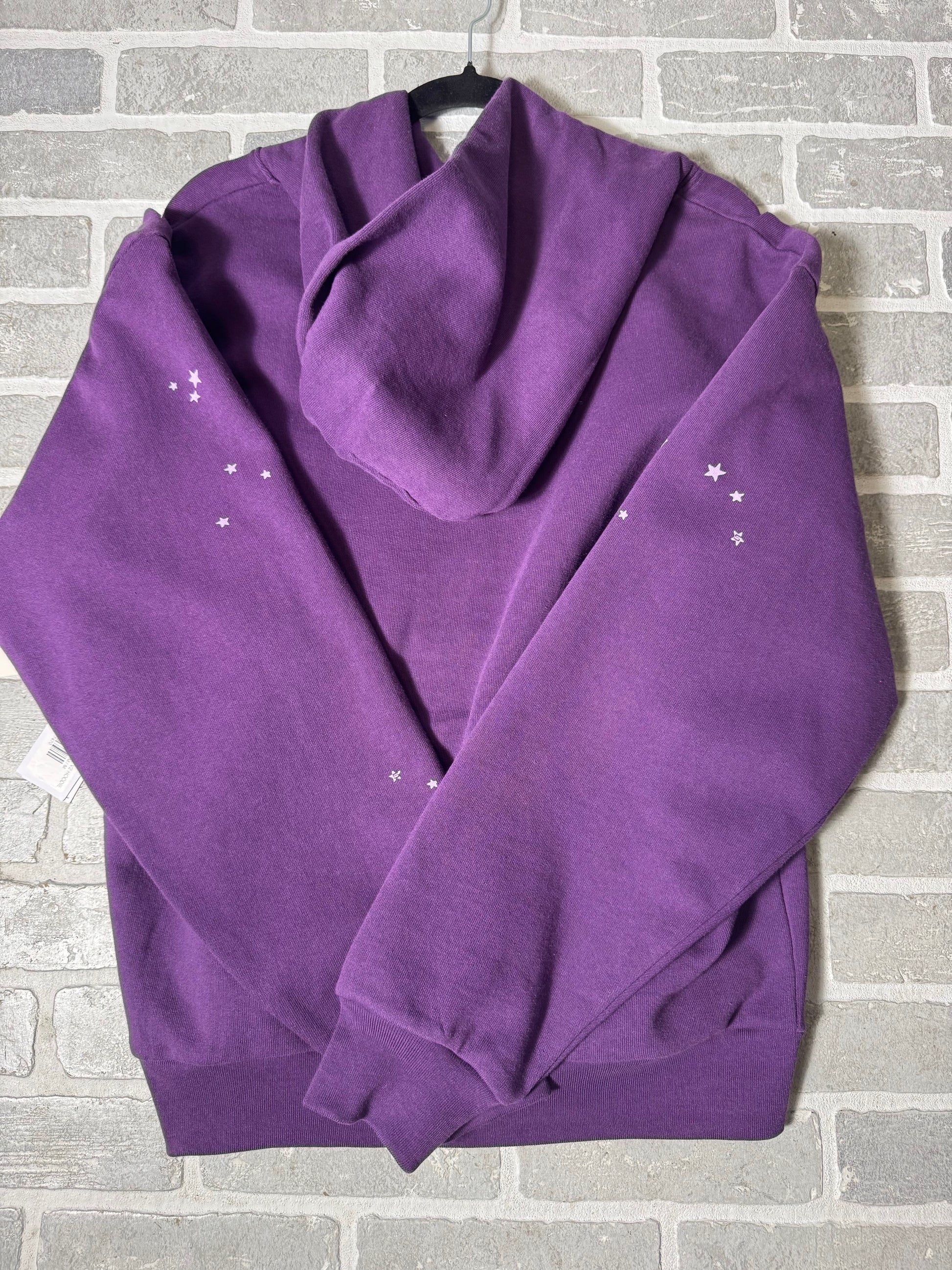 Sp5der Star OG Web V2 Hoodie Purple