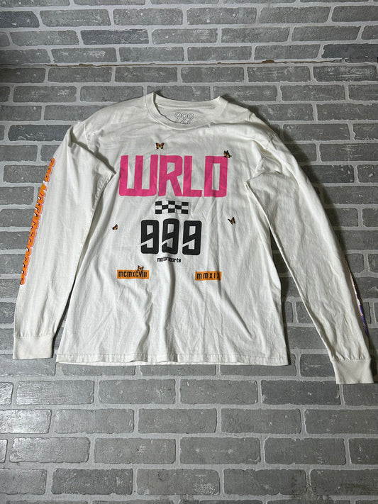Juice Wrld 999 Club Motorsports Long Sleeve White