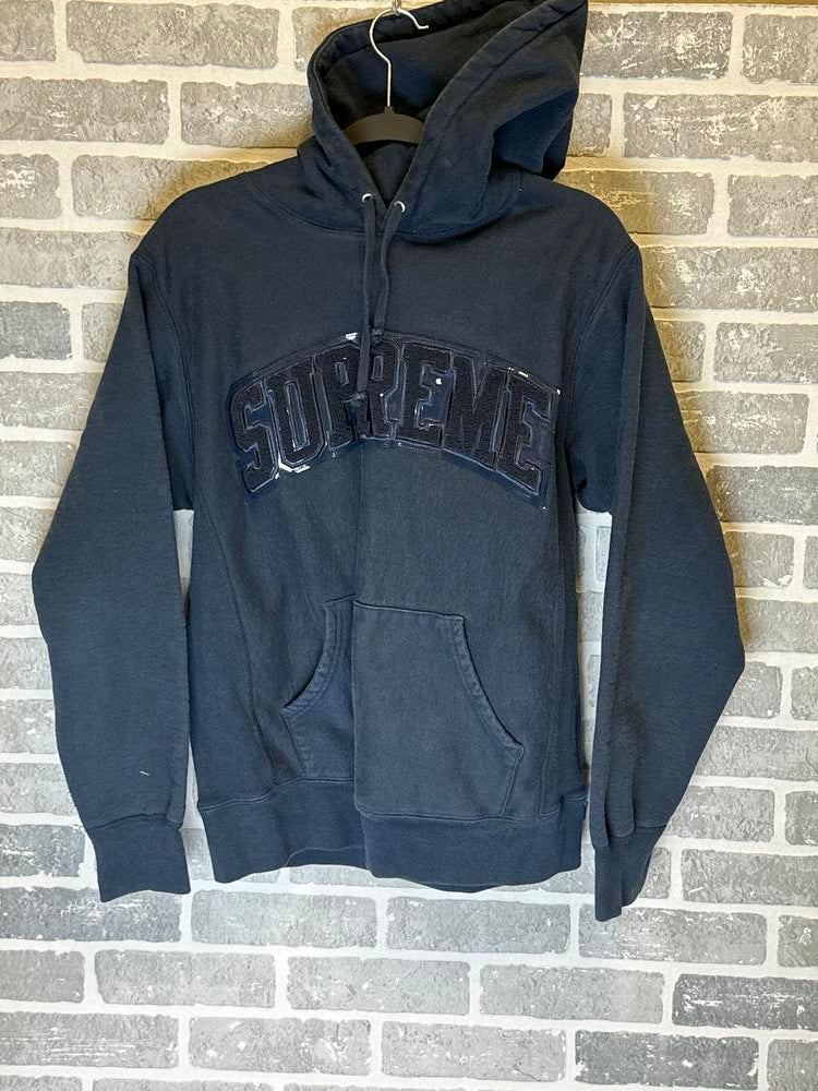 Supreme Patent/Chenille Arc Hoodie