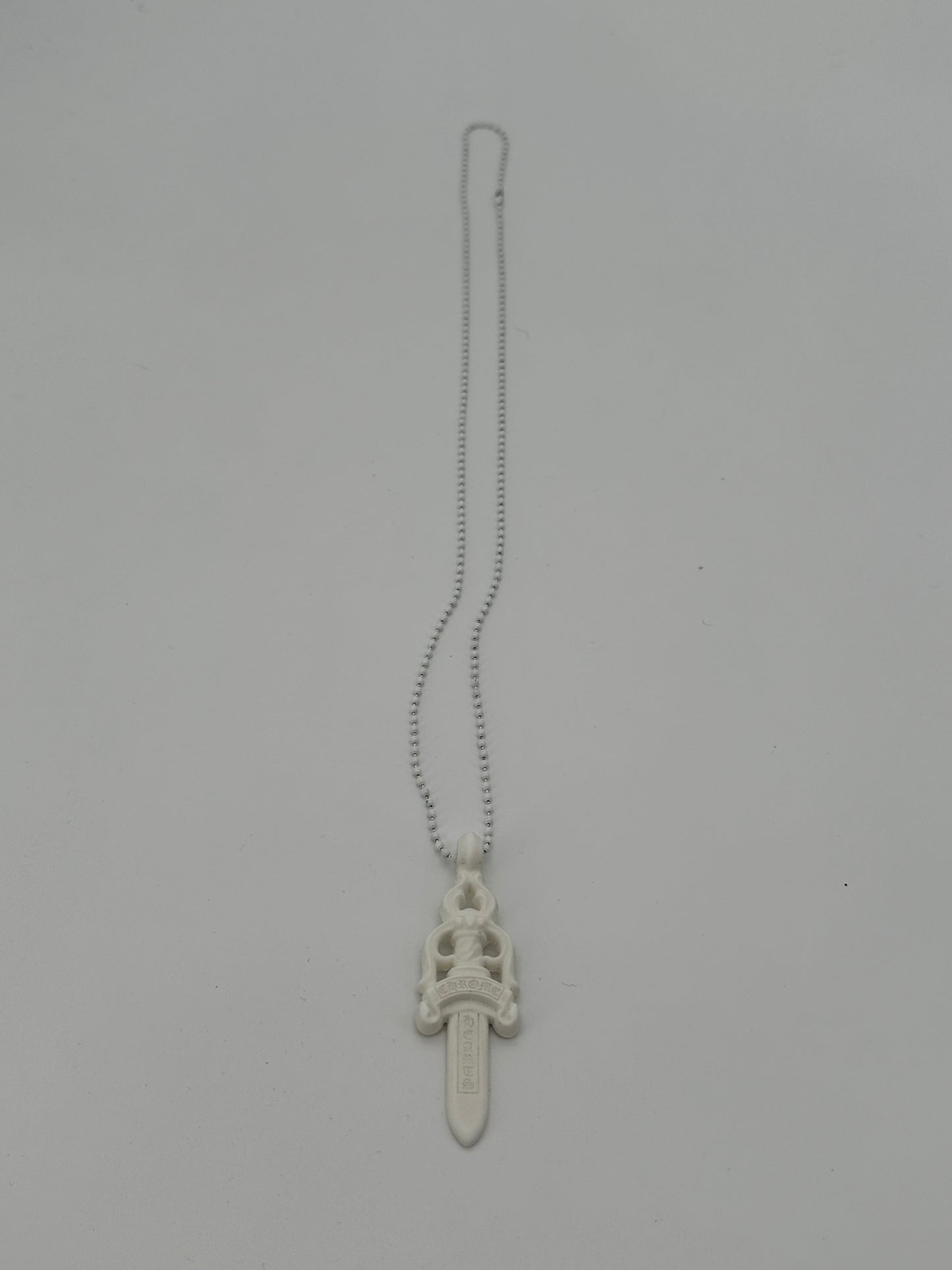 Chrome Hearts White SiliChrome Necklace