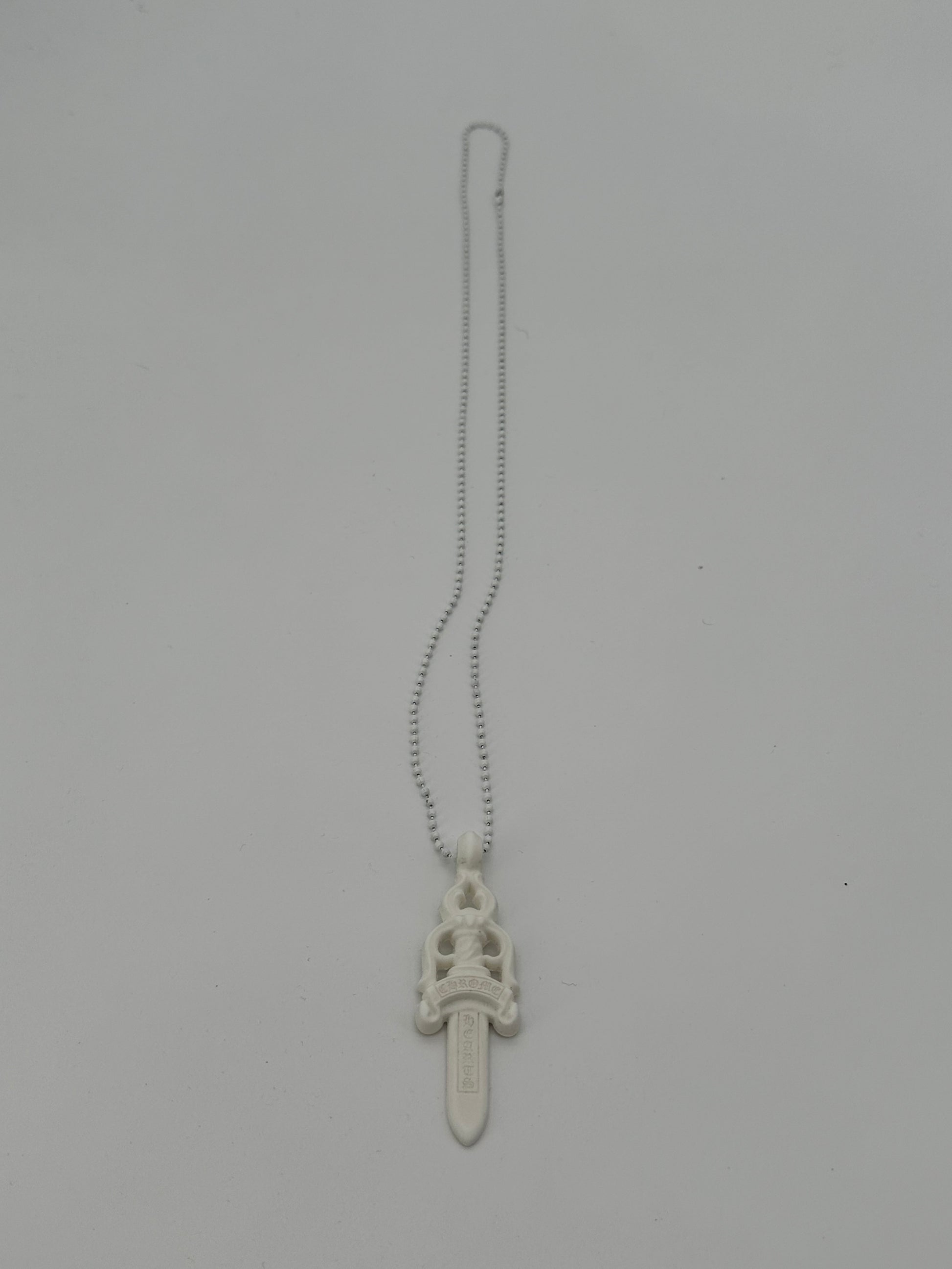 Chrome Hearts White SiliChrome Necklace