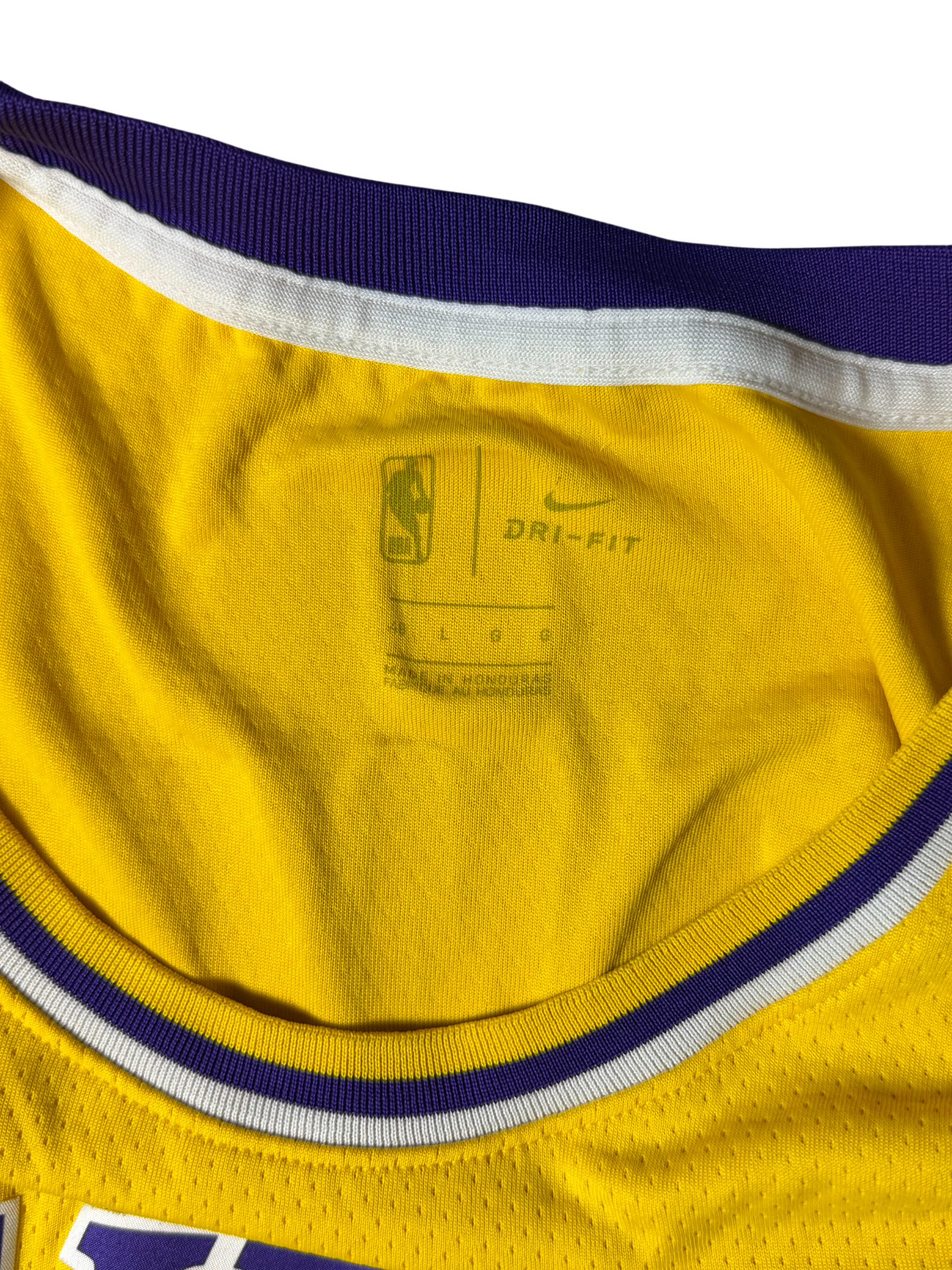 Nike LBJ Lakers Jersey Yellow/Purple