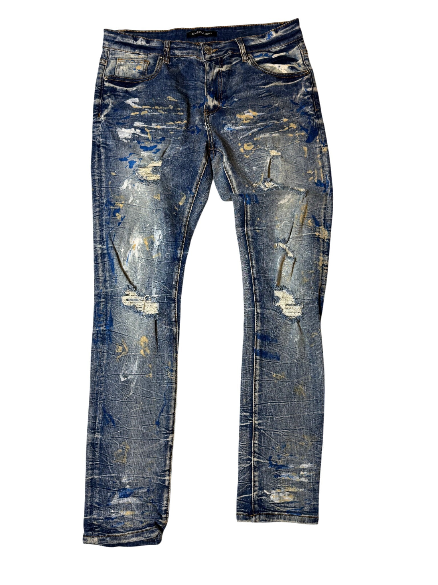 Embellish  Distressed Denim set (34 jeans)
