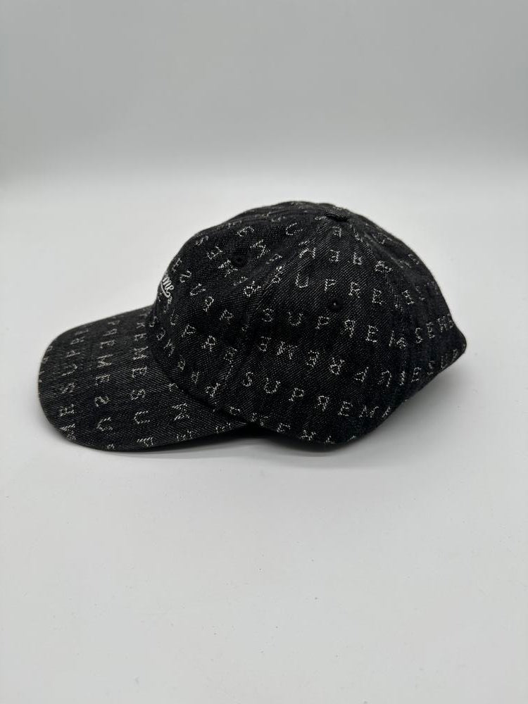 Supreme Black And Gray Supreme Snapback