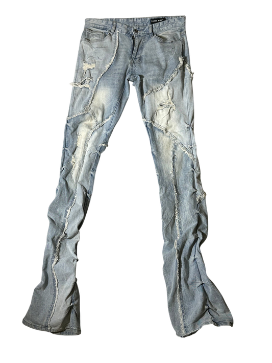 Smoke Rize Jeans Blue Tear