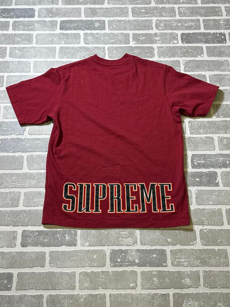 Supreme Contrast Appliqué S/S Top Cardinal