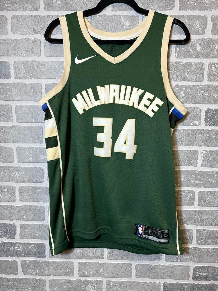 Nike NBA Milwaukee Bucks Giannis Antetokounmpo Jersey Green/White