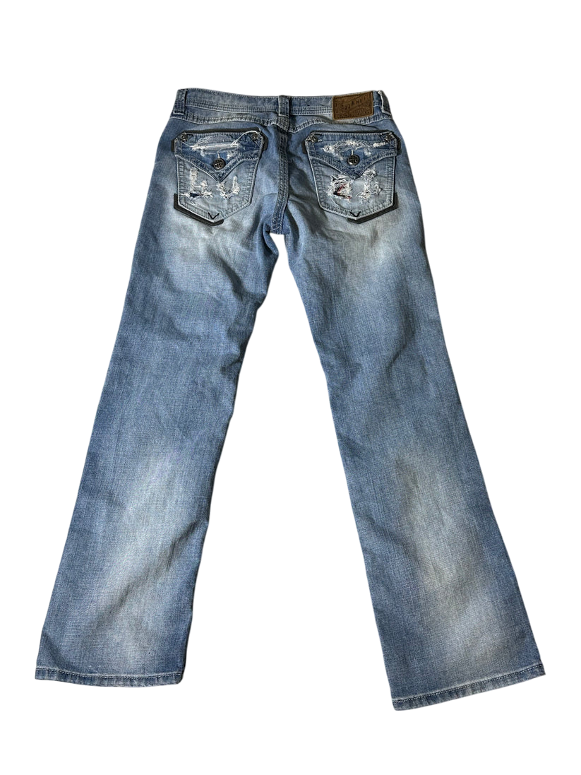 Affliction Patch Jeans 31