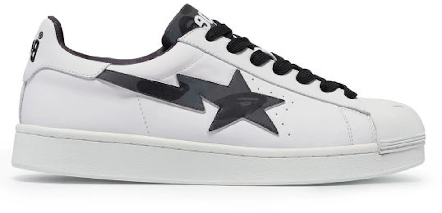 A Bathing Ape Skull Sta White Black