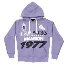 Unwanted Strawberry Mansion 1977 Hoodie Purple