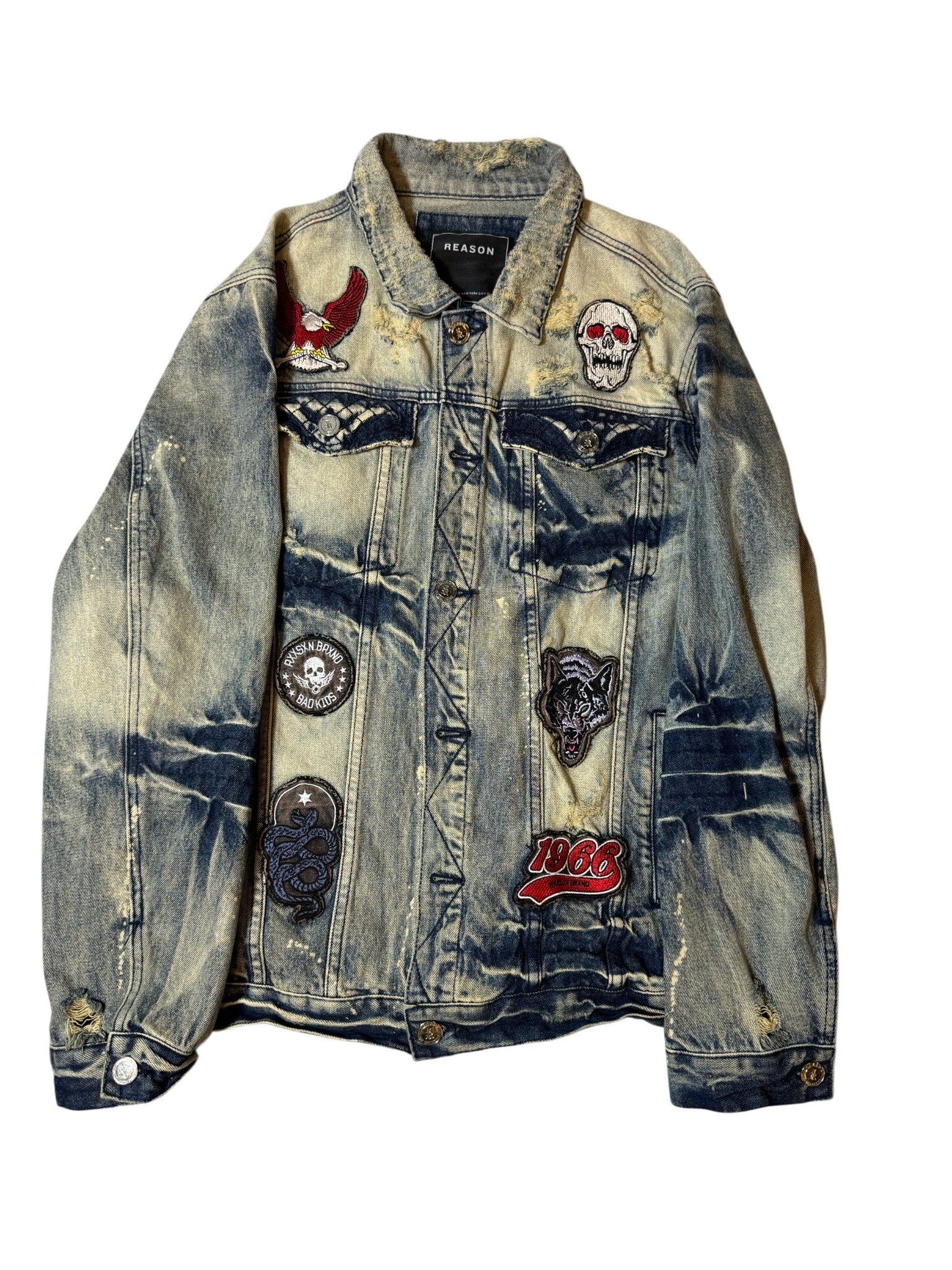 Reason Patch denim set (36 jeans)