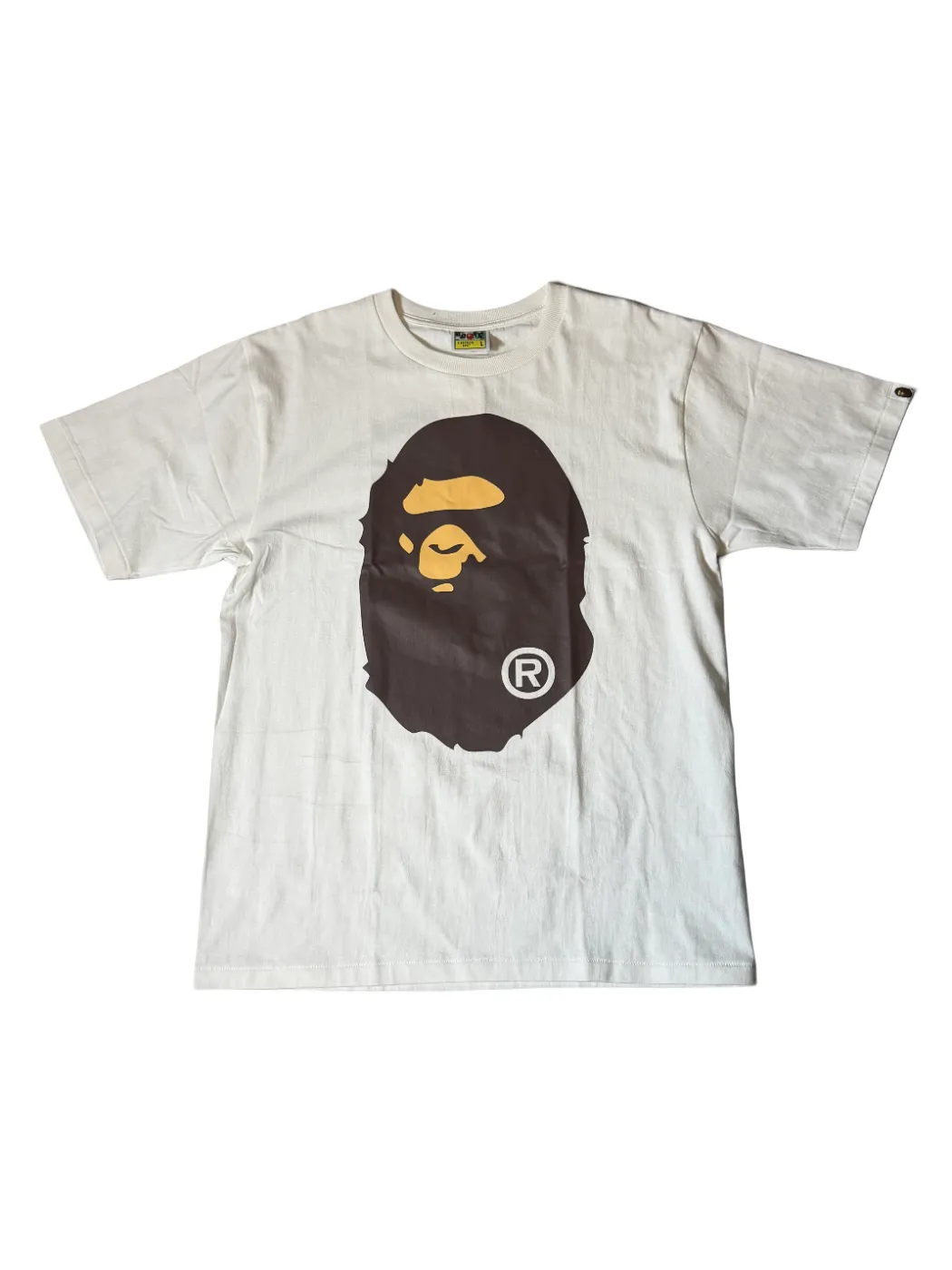 BAPE Ape Head One Point Tee White
