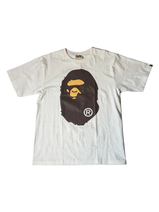 BAPE Ape Head One Point Tee White