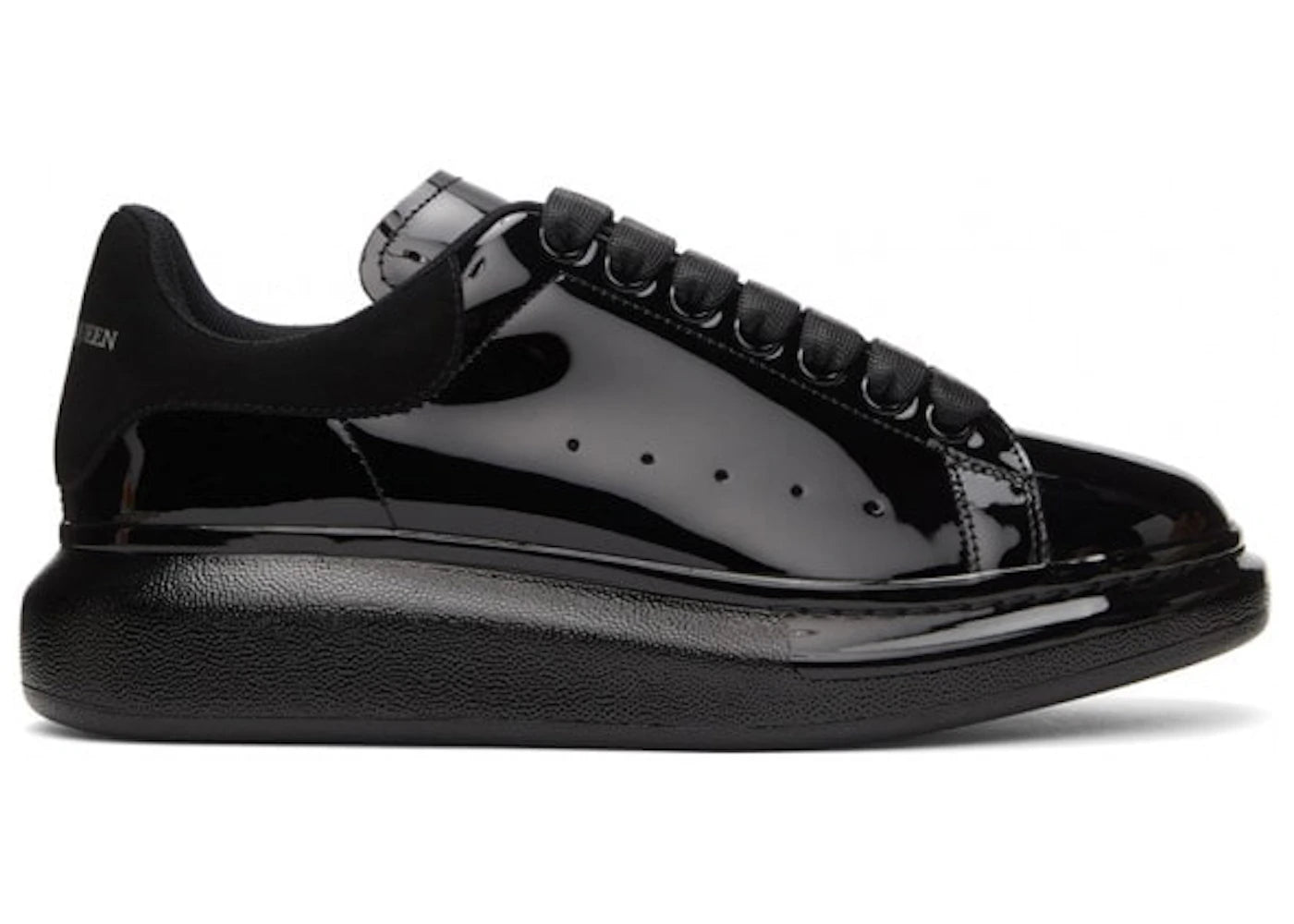 Alexander McQueen Oversized Black Patent