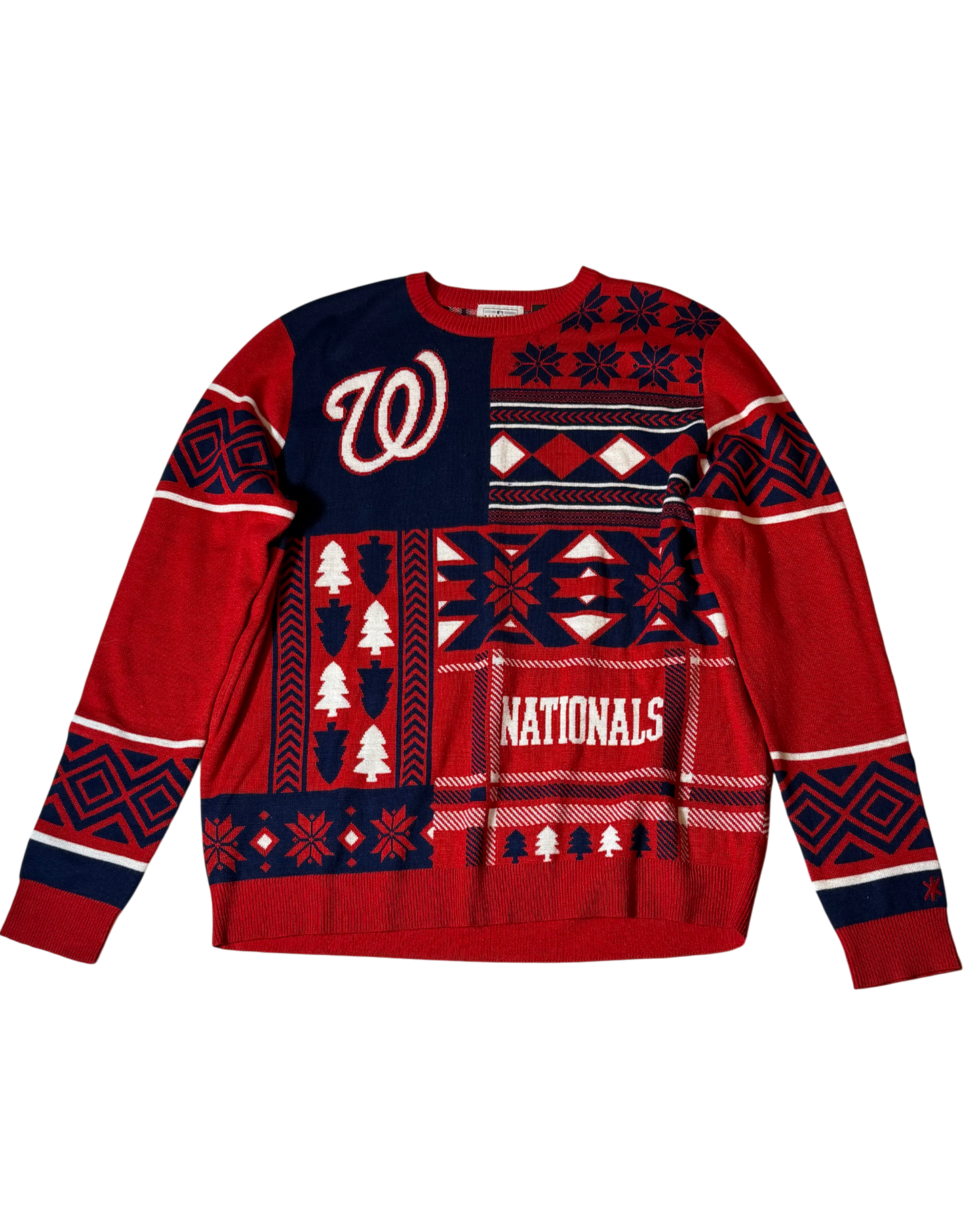 Washington Nationals christmas crew neck sweater