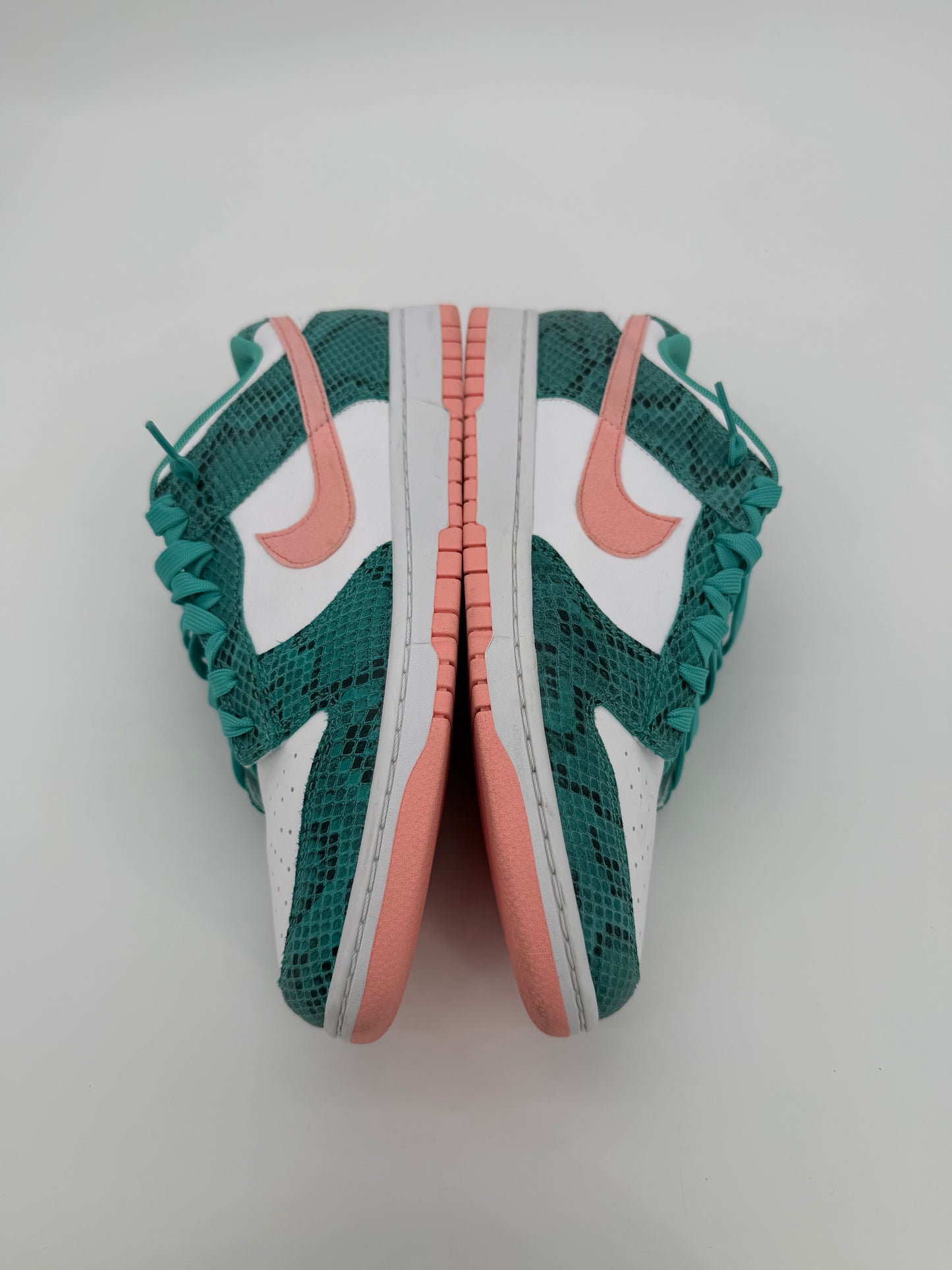 Nike Dunk Low Snakeskin Washed Teal Bleached Coral