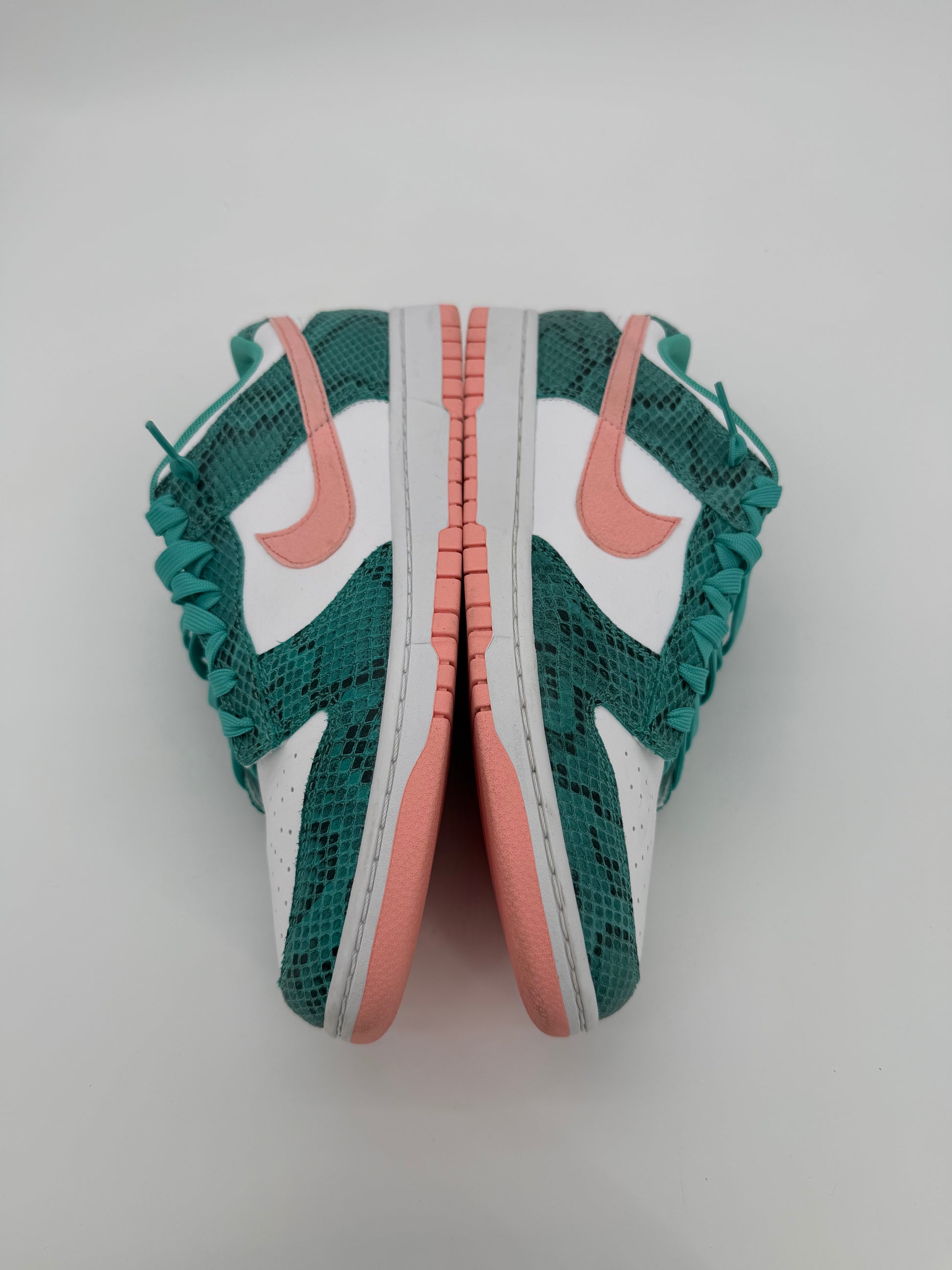 Nike Dunk Low Snakeskin Washed Teal Bleached Coral