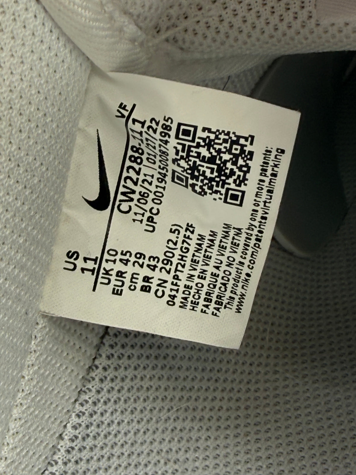 Nike Air Force 1 Low '07 White