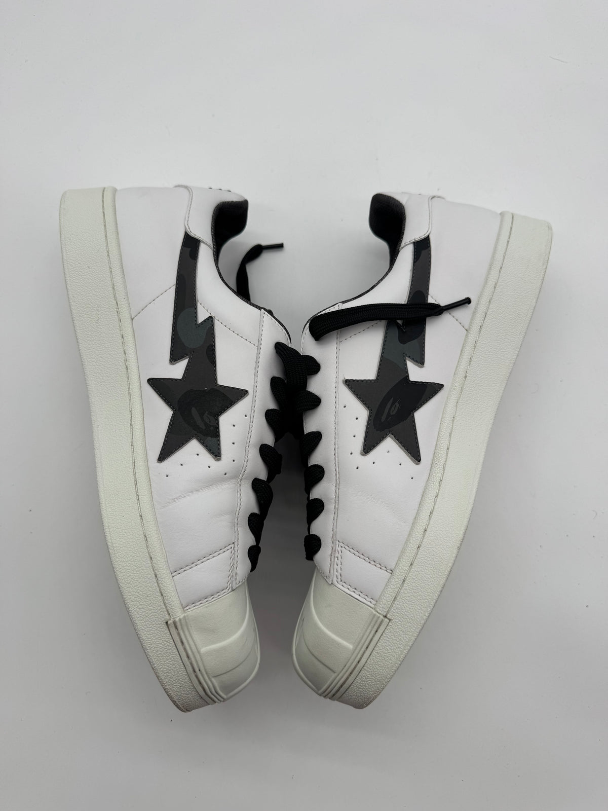 A Bathing Ape Skull Sta White Black