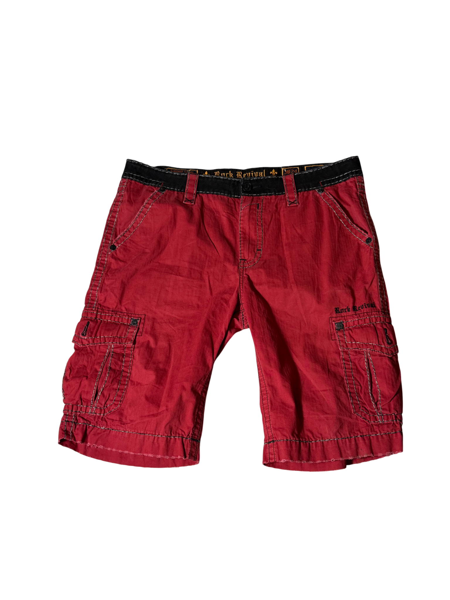 Rock Revival Shorts Red