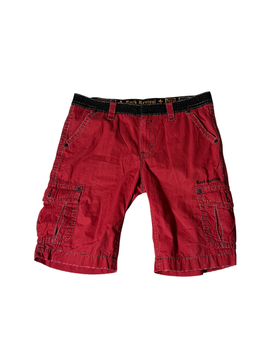 Rock Revival Shorts Red